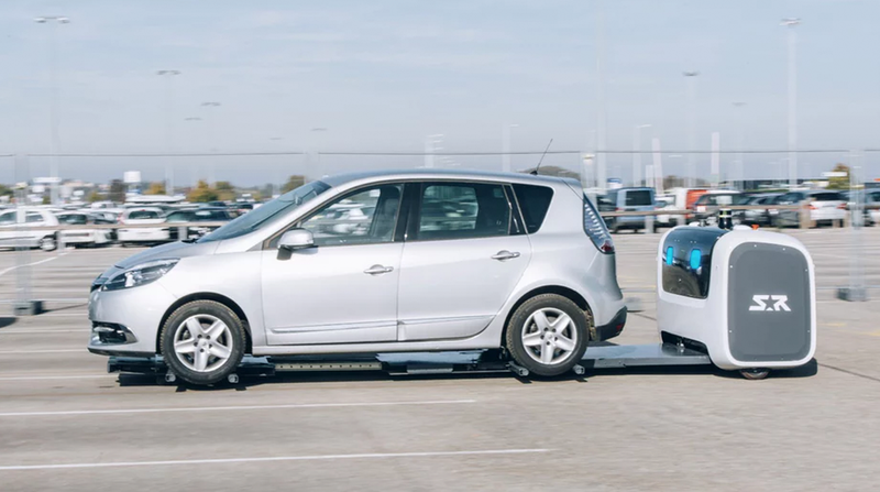 Illustration for article titled Britain's Gatwick Airport Is Experimenting With Robot Valets to Park Cars